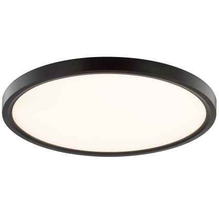 Brilliant - LED Deckenleuchte mit Bewegungs- und Dämmerungssensor GALO LED/26W/230V Ø 40 cm schwarz