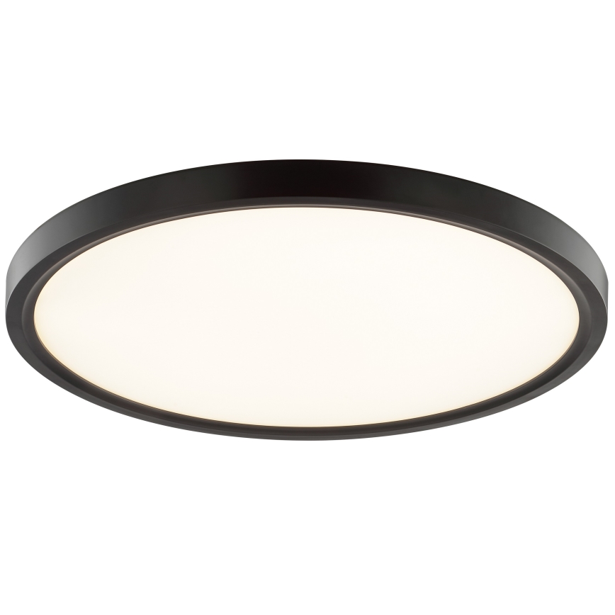 Brilliant - LED Deckenleuchte mit Bewegungs- und Dämmerungssensor GALO LED/26W/230V Ø 40 cm schwarz