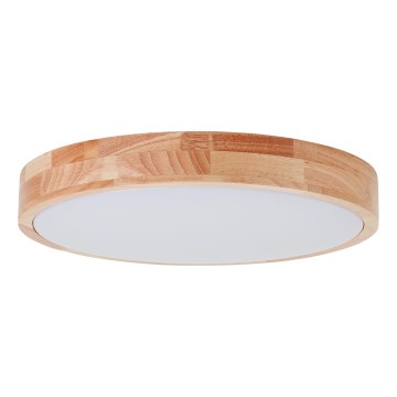 Brilliant - LED-Deckenleuchte SLIMLINE LED/22W/230V Ø 39 cm Gummibaumholz