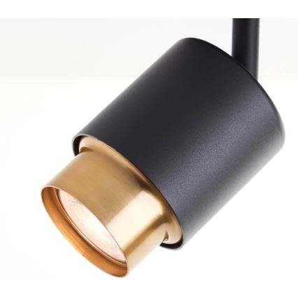 Brilliant - LED-Deckenspot COVELO 3xGU10/5W/230V schwarz/gold