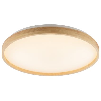 Brilliant - dimmbare LED-Deckenleuchte ALSON LED/21W/230V 3000–6500K Ø 49,5 cm Kautschukbaum + Fernbedienung