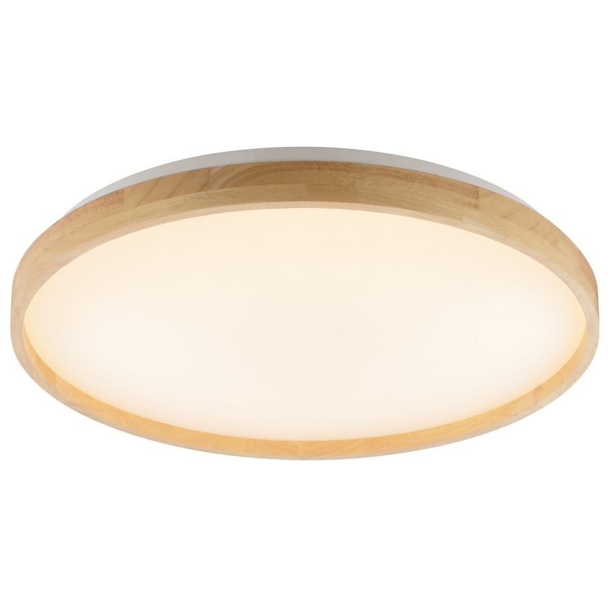 Brilliant - dimmbare LED-Deckenleuchte ALSON LED/21W/230V 3000–6500K Ø 49,5 cm Kautschukbaum + Fernbedienung