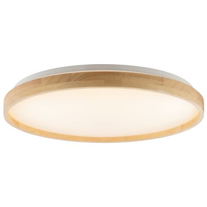 Brilliant - dimmbare LED-Deckenleuchte ALSON LED/21W/230V 3000–6500K Ø 49,5 cm Kautschukbaum + Fernbedienung