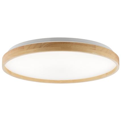 Brilliant - dimmbare LED-Deckenleuchte ALSON LED/21W/230V 3000–6500K Ø 49,5 cm Kautschukbaum + Fernbedienung