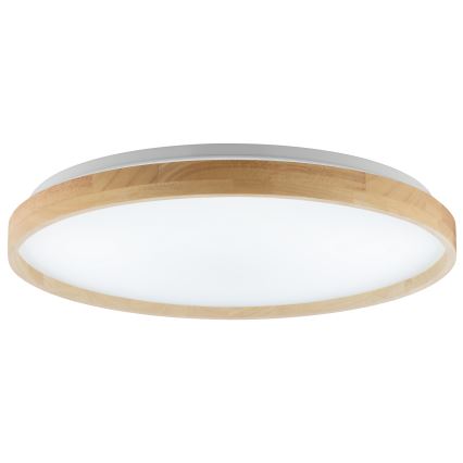 Brilliant - dimmbare LED-Deckenleuchte ALSON LED/21W/230V 3000–6500K Ø 49,5 cm Kautschukbaum + Fernbedienung