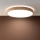 Brilliant - LED-dimmbare Deckenleuchte SLIMLINE LED/60W/230V 3000-6500K Ø 45 cm Gummibaumholz + Fernbedienung