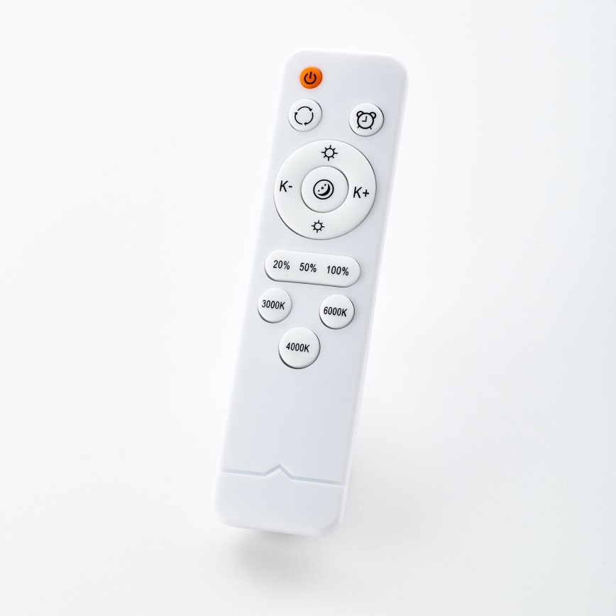 Brilliant - LED dimmbar Deckenleuchte SLIMLINE LED/60W/230V 3000-6500K Ø 45 cm Gummibaumholz + Fernbedienung