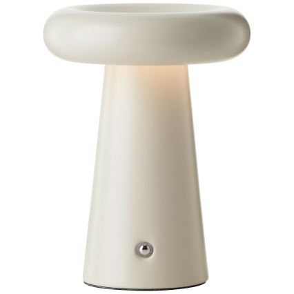 Brilliant - LED dimmbare Touch-Tischlampe MUFFIN LED/3W/5V USB 2600 mAh IP44 Creme