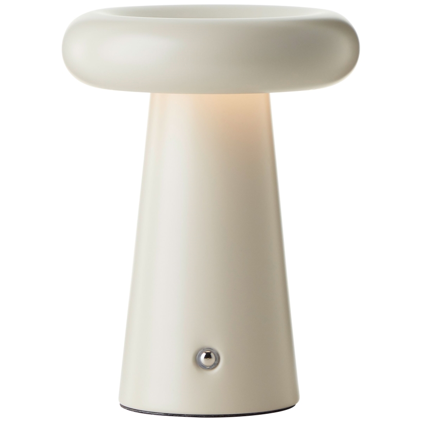 Brilliant - LED dimmbare Touch-Tischlampe MUFFIN LED/3W/5V USB 2600 mAh IP44 Creme