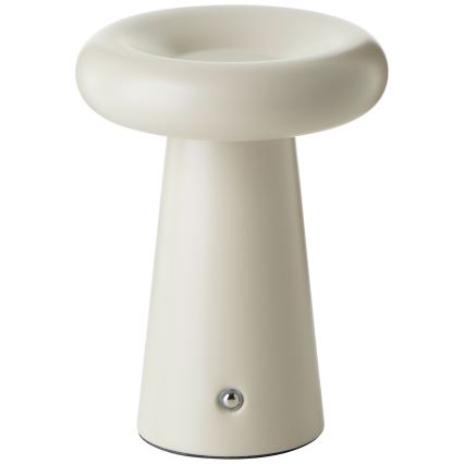 Brilliant - LED dimmbare Touch-Tischlampe MUFFIN LED/3W/5V USB 2600 mAh IP44 Creme