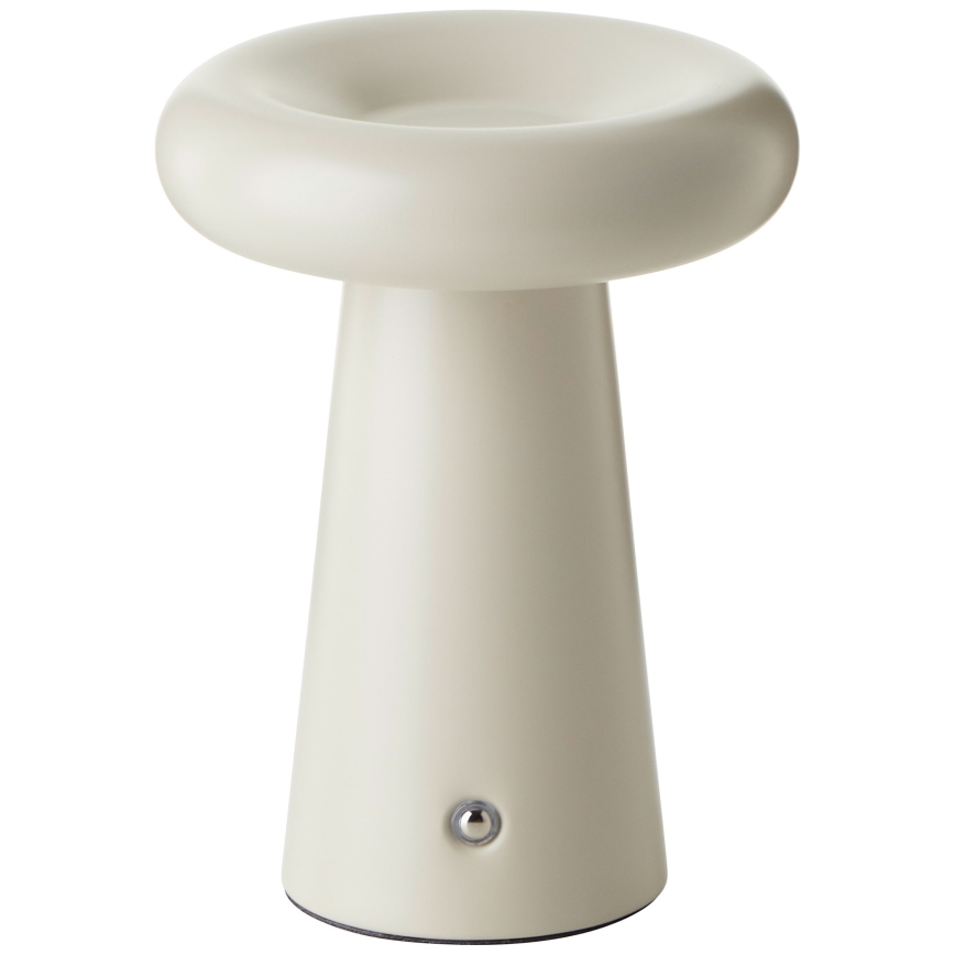 Brilliant - LED dimmbare Touch-Tischlampe MUFFIN LED/3W/5V USB 2600 mAh IP44 Creme