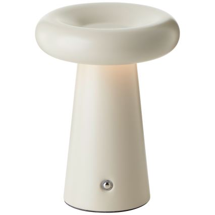 Brilliant - LED dimmbare Touch-Tischlampe MUFFIN LED/3W/5V USB 2600 mAh IP44 Creme