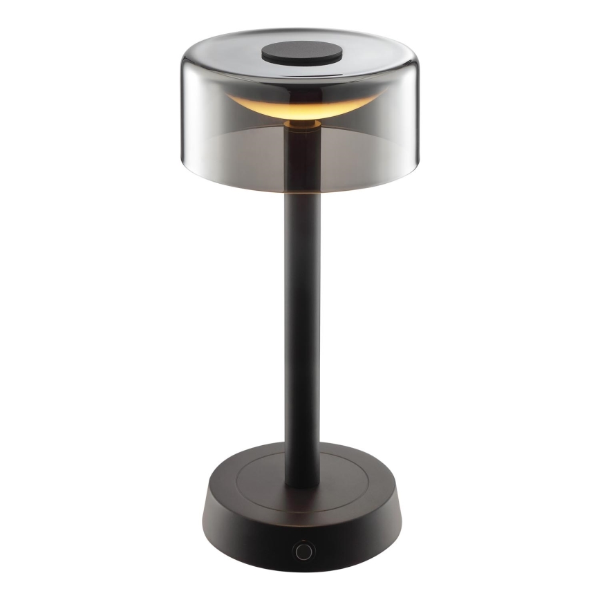 Brilliant - LED-dimmbare, wiederaufladbare Touch-Outdoor-Tischlampe RAZOR LED/2,5W/5V 2700K 2600 mAh IP44 schwarz