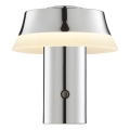 Brilliant - LED dimmbare, wiederaufladbare Touch-Tischlampe KINICH, LED/2,5W/5V, 2700K, 2600 mAh, glänzendes Chrom