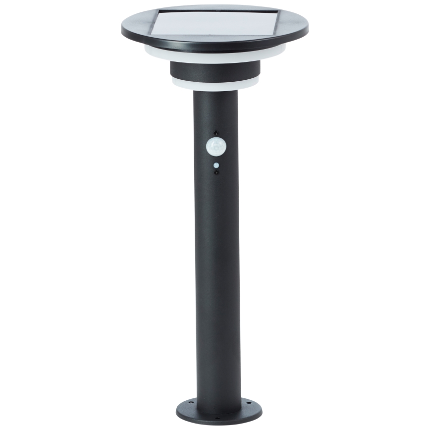 Brilliant - LED Solarleuchte mit Sensor GARVINA LED/3W/3,7V 2000 mAh 45 cm IP44 schwarz