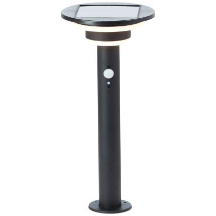 Brilliant - LED Solarleuchte mit Sensor GARVINA LED/3W/3,7V 2000 mAh 45 cm IP44 schwarz