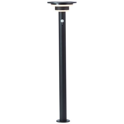 Brilliant - LED Solarleuchte mit Sensor GARVINA LED/3W/3,7V 2000 mAh 85 cm IP44 schwarz