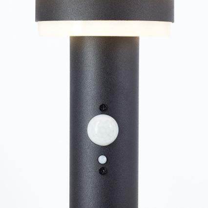 Brilliant - LED Solarleuchte mit Sensor GARVINA LED/3W/3,7V 2000 mAh 85 cm IP44 schwarz
