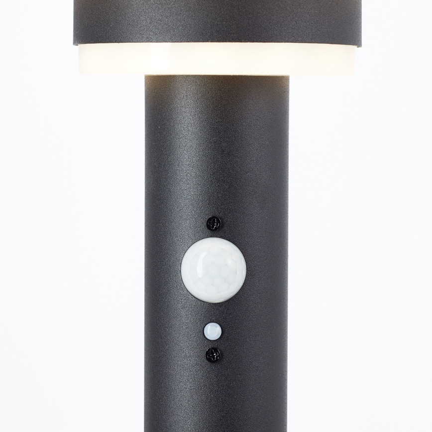 Brilliant - LED Solarleuchte mit Sensor GARVINA LED/3W/3,7V 2000 mAh 85 cm IP44 schwarz