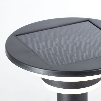 Brilliant - LED Solarleuchte mit Sensor GARVINA LED/3W/3,7V 2000 mAh 85 cm IP44 schwarz