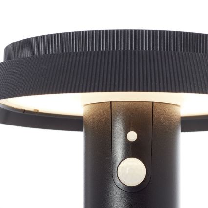 Brilliant - LED-Solarleuchte mit Sensor ALVERO LED/4W/3,7V 2000 mAh 50 cm IP44 schwarz