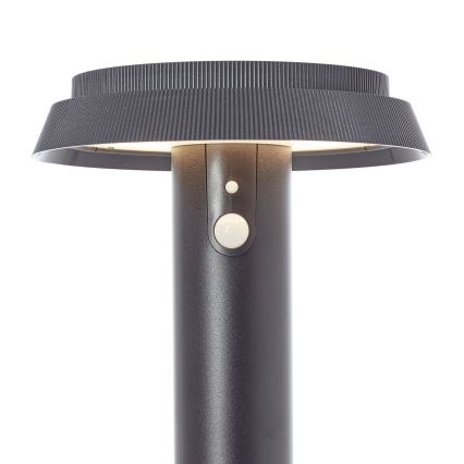 Brilliant - LED-Solarleuchte mit Sensor ALVERO LED/4W/3,7V 2000 mAh 50 cm IP44 schwarz