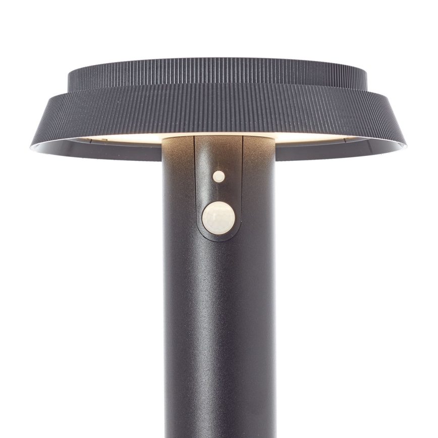 Brilliant - LED-Solarleuchte mit Sensor ALVERO LED/4W/3,7V 2000 mAh 50 cm IP44 schwarz