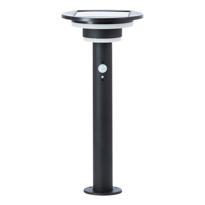 Brilliant - LED Solarleuchte mit Sensor GARVINA LED/3W/3,7V 2000 mAh 45 cm IP44 schwarz