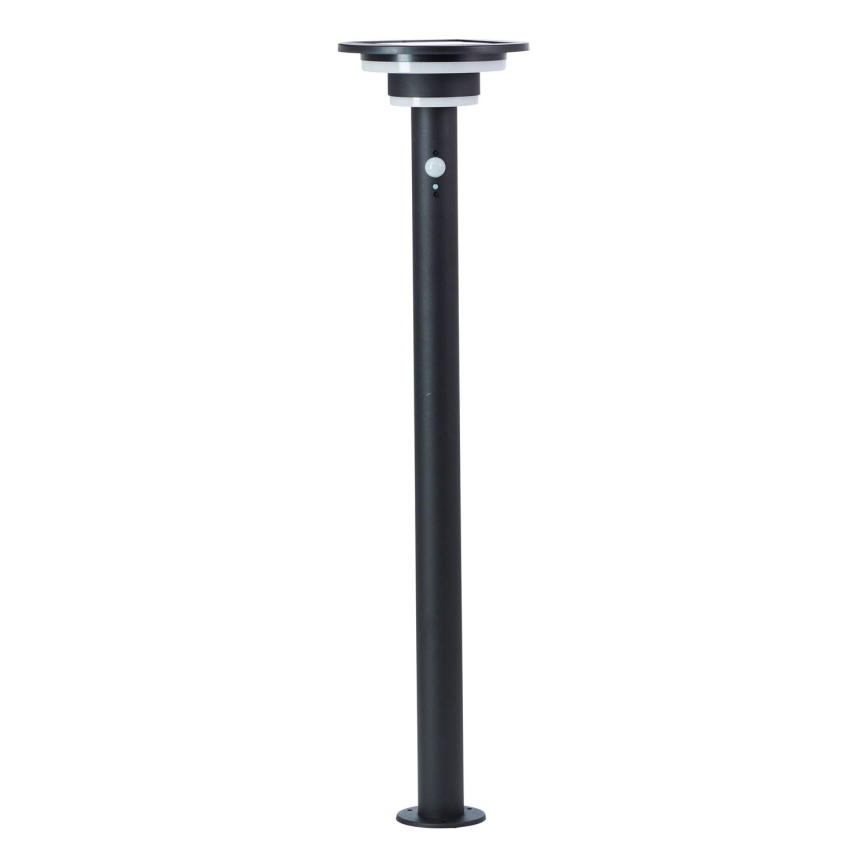 Brilliant - LED Solarleuchte mit Sensor GARVINA LED/3W/3,7V 2000 mAh 85 cm IP44 schwarz