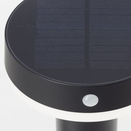 Brilliant - LED-Solarleuchte mit Sensor MAGUA LED/4W/3,7V 2000 mAh 50,2 cm IP44 schwarz