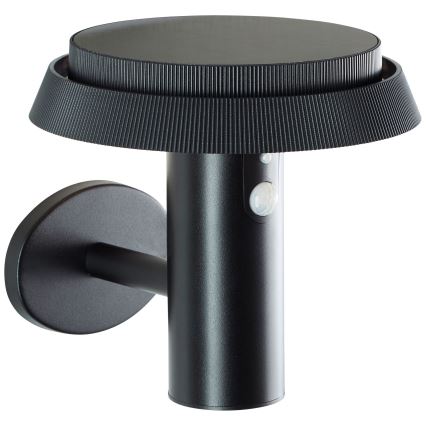 Brilliant - LED-Solarwandleuchte mit Sensor ALVERO LED/4W/3,7V 2000 mAh IP44