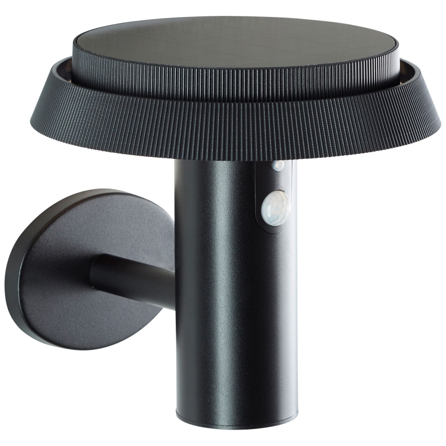 Brilliant - LED-Solarwandleuchte mit Sensor ALVERO LED/4W/3,7V 2000 mAh IP44