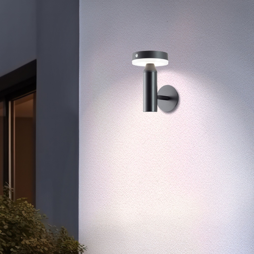 Brilliant - LED-Solarwandleuchte mit Sensor MAGUA LED/4W/3,7V 2000 mAh IP44
