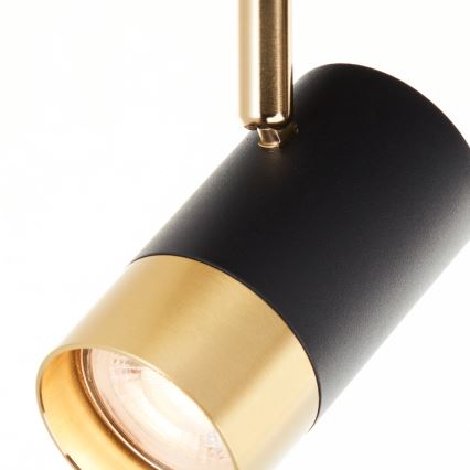 Brilliant - LED Spot VIGOLO 2xGU10/5W/230V schwarz/gold