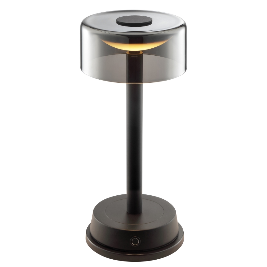 Brilliant - LED-dimmbare, wiederaufladbare Touch-Outdoor-Tischlampe RAZOR LED/2,5W/5V 2700K 2600 mAh IP44 schwarz