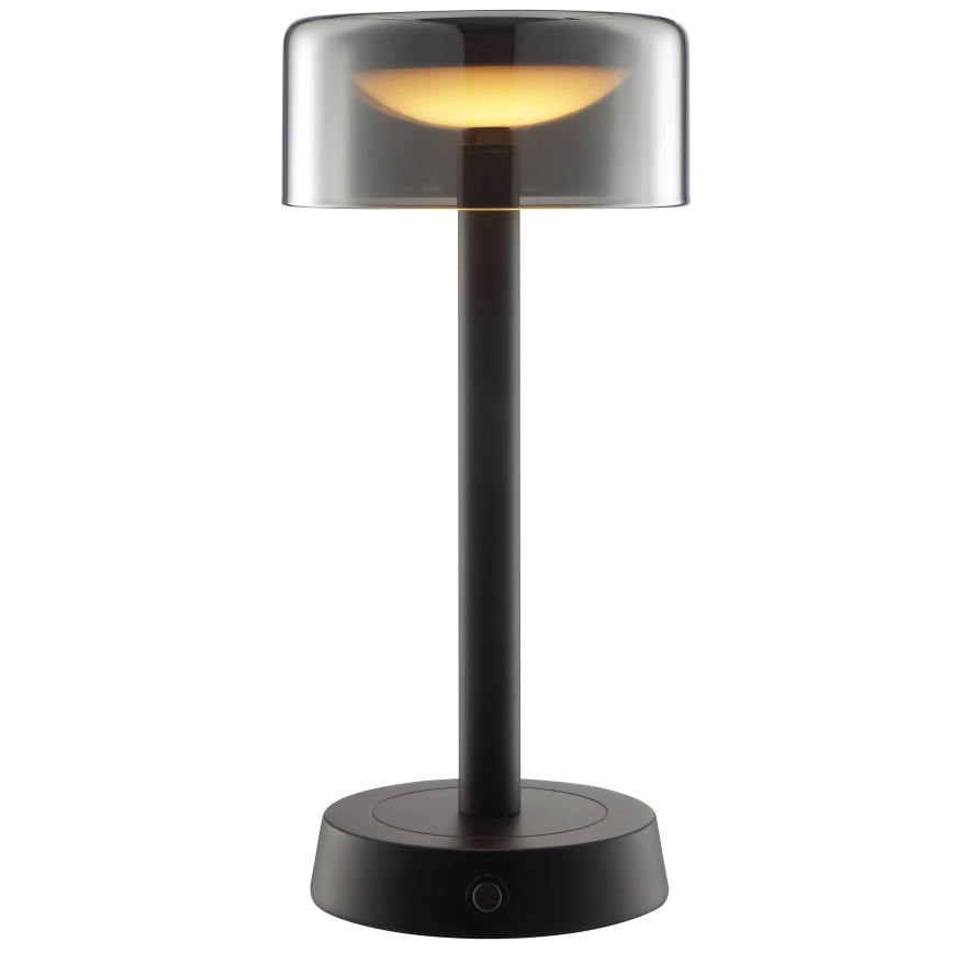 Brilliant - LED-dimmbare, wiederaufladbare Touch-Outdoor-Tischlampe RAZOR LED/2,5W/5V 2700K 2600 mAh IP44 schwarz