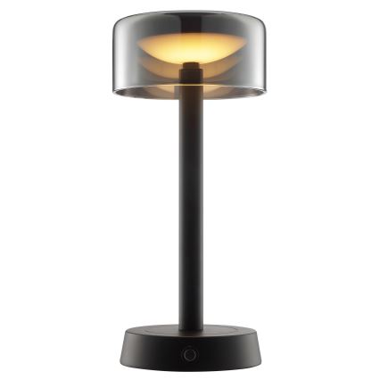 Brilliant - LED-dimmbare, wiederaufladbare Touch-Outdoor-Tischlampe RAZOR LED/2,5W/5V 2700K 2600 mAh IP44 schwarz