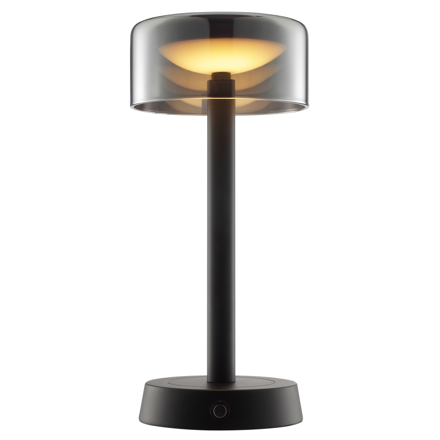 Brilliant - LED-dimmbare, wiederaufladbare Touch-Outdoor-Tischlampe RAZOR LED/2,5W/5V 2700K 2600 mAh IP44 schwarz