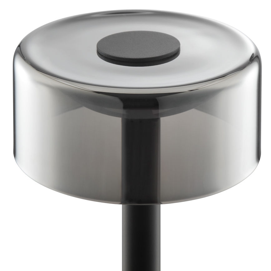Brilliant - LED-dimmbare, wiederaufladbare Touch-Outdoor-Tischlampe RAZOR LED/2,5W/5V 2700K 2600 mAh IP44 schwarz