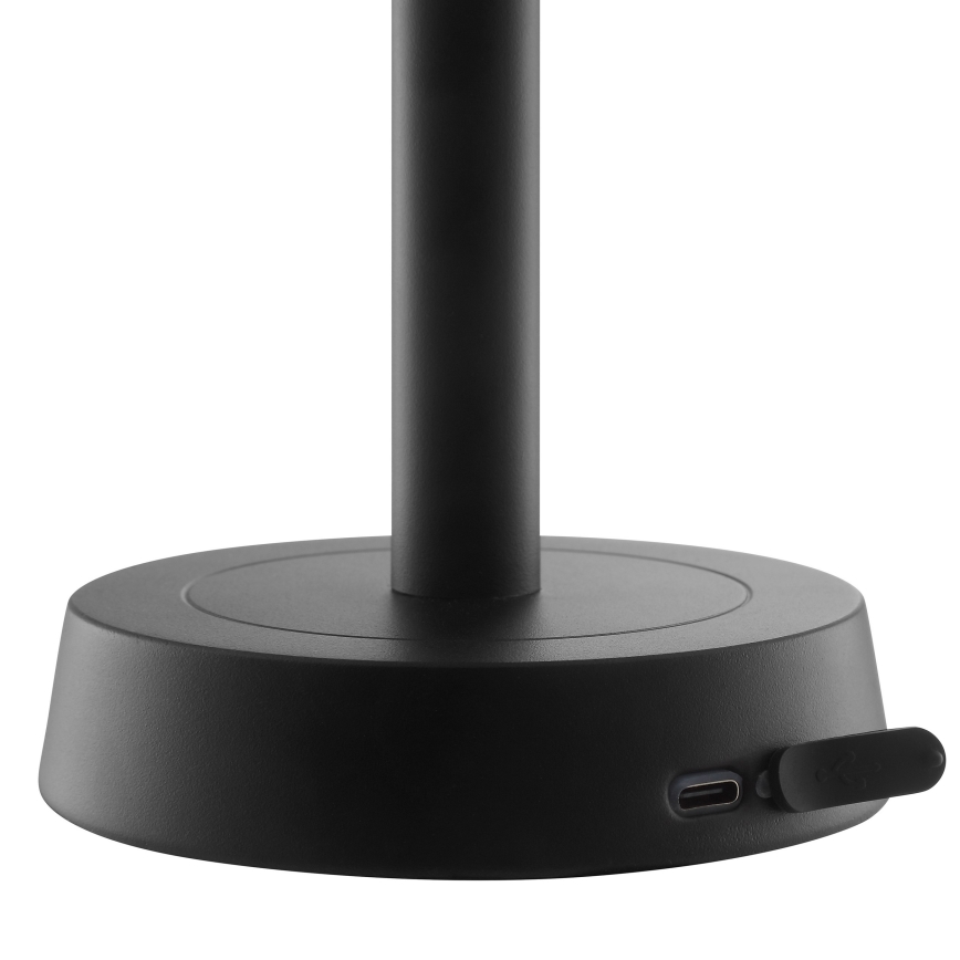 Brilliant - LED-dimmbare, wiederaufladbare Touch-Outdoor-Tischlampe RAZOR LED/2,5W/5V 2700K 2600 mAh IP44 schwarz