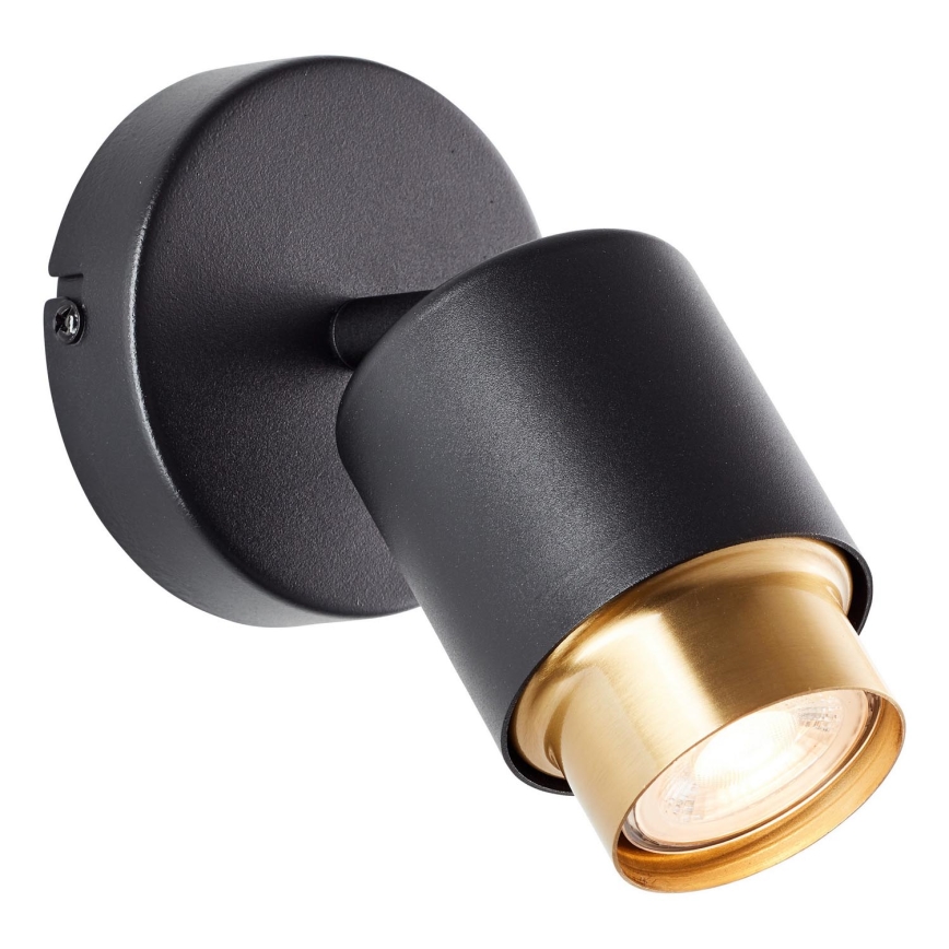 Brilliant - LED-Wandspot COVELO 1xGU10/5W/230V schwarz/gold