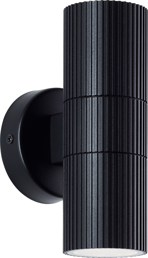 Brilliant - Outdoor-Wandleuchte KEOLA 2xGU10/10W/230V IP44 schwarz