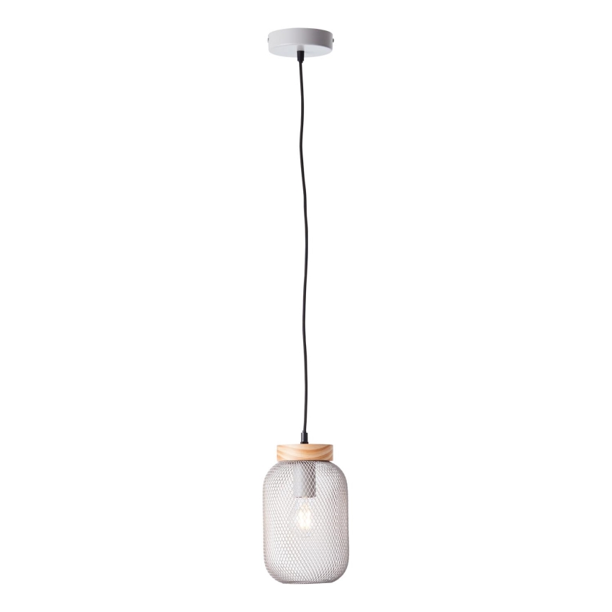 Brilliant - Pendelleuchte an Kabel GIADA 1xE27/40W/230V Ø 16 cm grau