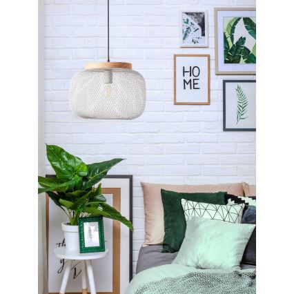 Brilliant - Pendelleuchte an Kabel GIADA 1xE27/40W/230V Ø 39 cm grau