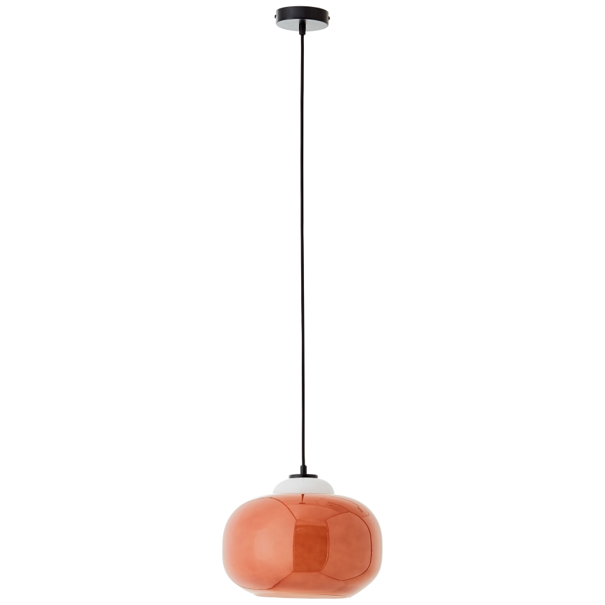 Brilliant - Pendelleuchte BLOP mit Kabelaufhängung 1xE27/60W/230V orange