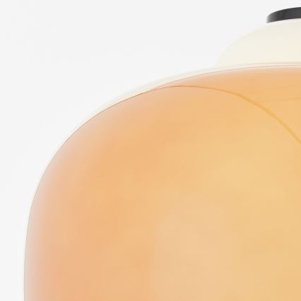 Brilliant - Pendelleuchte BLOP mit Kabelaufhängung 1xE27/60W/230V orange