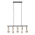 Brilliant - Pendelleuchte mit Kabel TIFFANY 5xE27/28W/230V schwarz/Messing