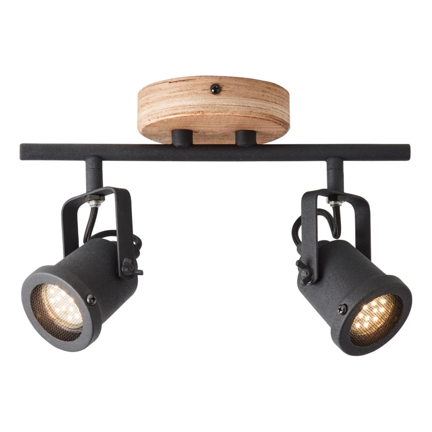 Brilliant - Spotleuchte INGE 2xGU10/6W/230V Kiefer