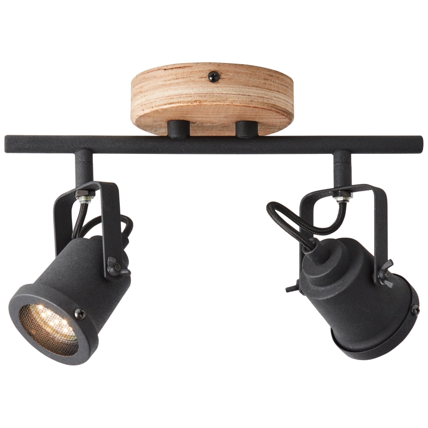 Brilliant - Spotleuchte INGE 2xGU10/6W/230V Kiefer