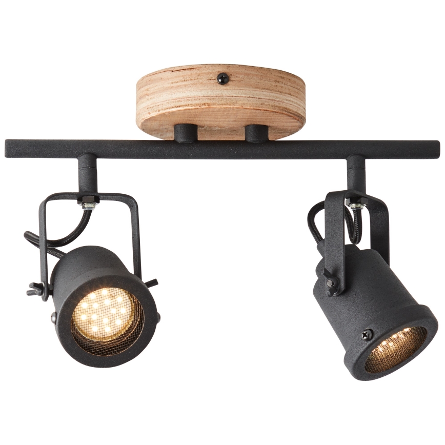 Brilliant - Spotleuchte INGE 2xGU10/6W/230V Kiefer